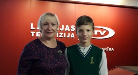 Par Kristera panākumu priecīga arī klases audzinātāja Ilze Ose