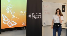 Saistoša bija Latvijas Kultūras akadēmijas nodarbība radošo ideju laboratorijā