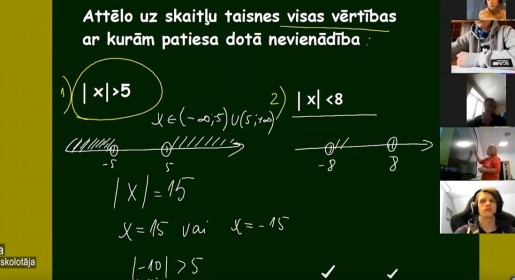 Tehnoloģiju izmantošana attālinātā mācību procesā matemātikas stundās