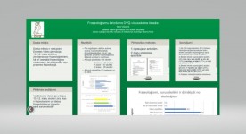ZInātniski pētnieciskā darba prezentācijai autori veidoja elektronisus plakātu