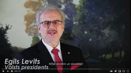 Valsts prezidenta Egila Levita videouzruna Starptautiskajā dzimtās valodas dienā