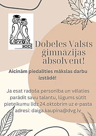 Dobeles Valsts ģimnāzijas absolvent!