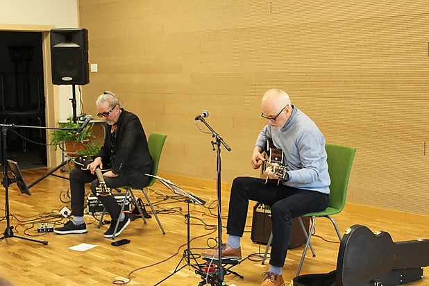 Koncerts "Par mūziku, cilvēku un Latviju". Stāsti un mūzika ar A.Hermani un V.Mitrohinu.