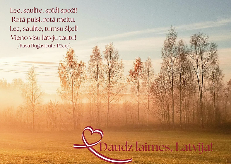 Daudz laimes, Latvija!