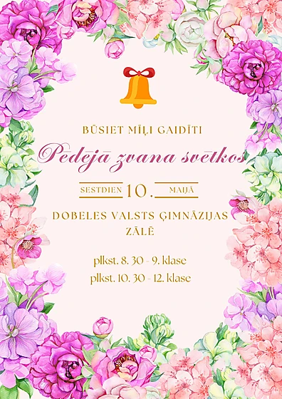 Pēdējā zvana svētki Dobeles Valsts ģimnāzijā
