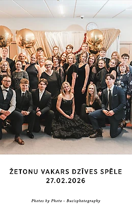 Žetonu vakars Dobeles Valsts ģimnāzijā – "Dzīves spēle"