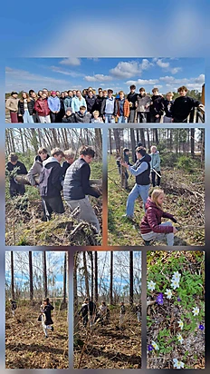 7.AB klašu talka Tērvetes dabas parkā